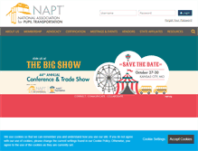 Tablet Screenshot of napt.org